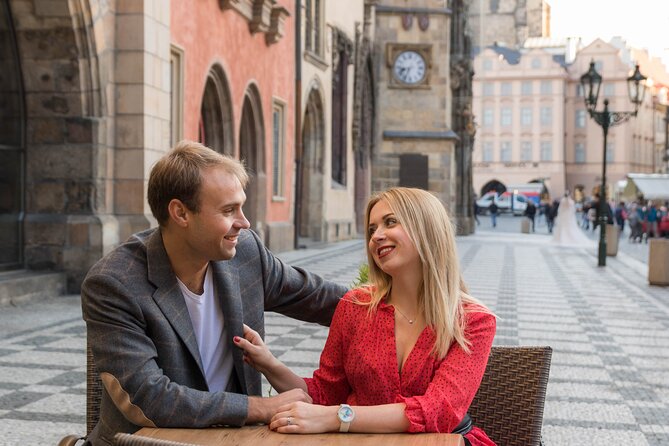 Private Photoshoot Tour in Prague - Charles Bridge with the castle in the distance