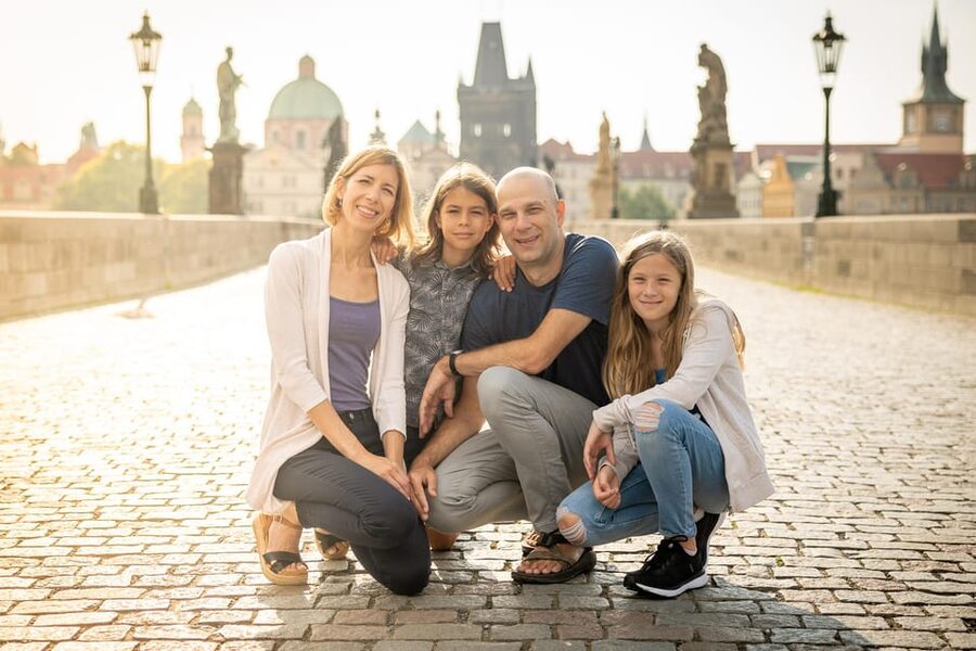 Private Prague Sunrise Photoshoot + Walking Tour - A good match for families, couples, and solo visitors