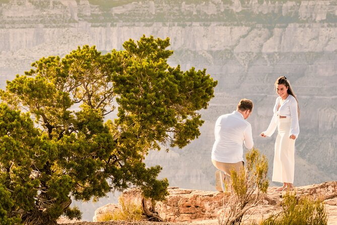 Private Proposal Professional Photo Shoot - Grand Canyon - Weather, timing, and cancellation details