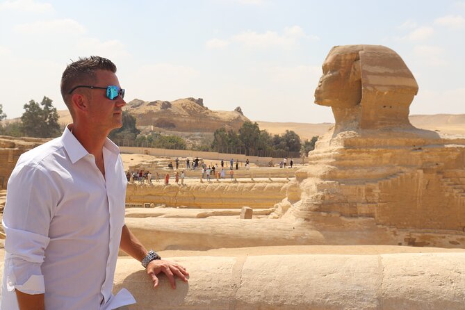 Private Tour to Giza Pyramids with professional Photographer - The Sphinx and its human face