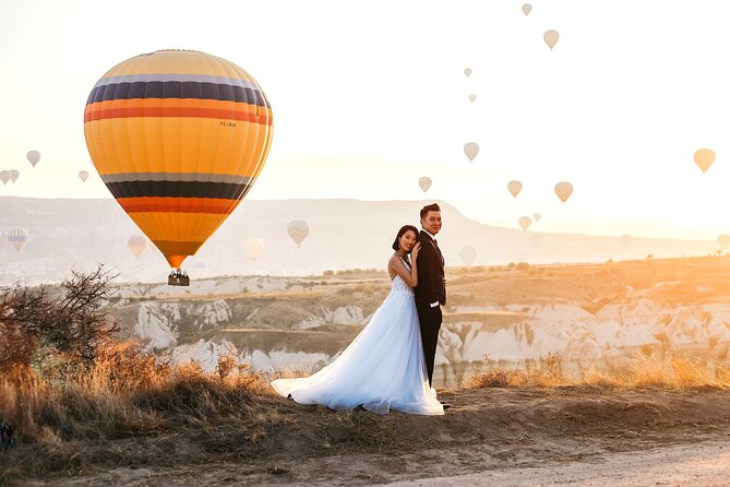 Professional Photo Shoot in Cappadocia - In Sunrise with Hot Air Balloons - What you receive after the camera stops