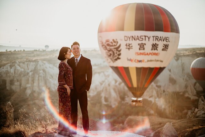 Professional Photo Shoot in Cappadocia - In Sunrise with Hot Air Balloons - Working with Beste, Nur, and Ugur