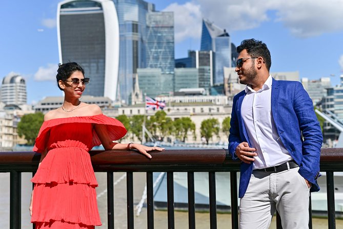 Professional Private Photoshoot in London - The London Eye and the River Thames