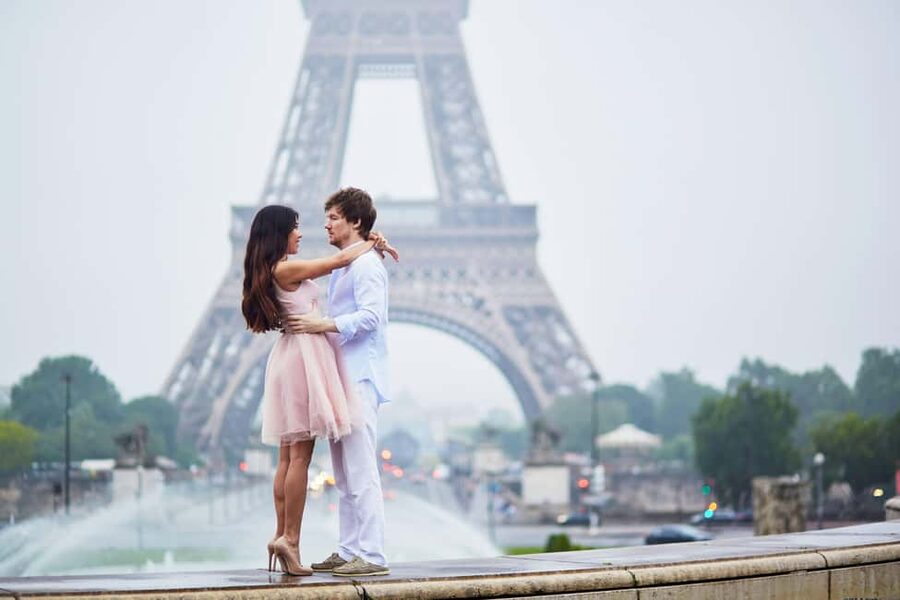 Proposal Photoshoot - Starting at Trocadéro with the Eiffel Tower in view