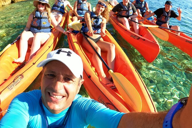 Pula Kayak Tour-Cliff jumping,snorkeling& free GoPro pictures - What the $60.47 price includes