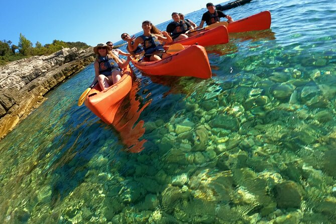 Pula Kayak Tour-Cliff jumping,snorkeling& free GoPro pictures - How demanding is three hours on the water?