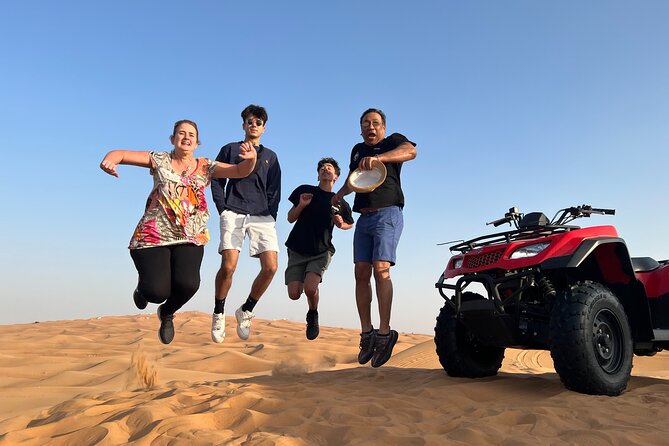 Quad Bike Adventure Camel Ride Dunes Photography - Lahbab Gives the Quad Ride Its Sense of Adventure