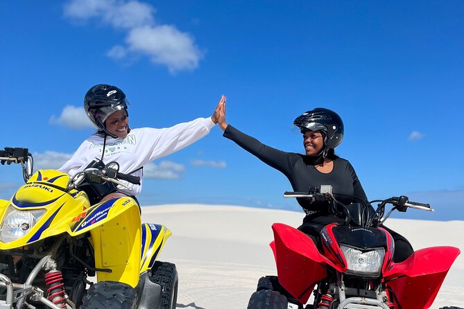Quad Bike (ATV) with PHOTOSHOOT - Riding Cape Town’s white Atlantis dunes