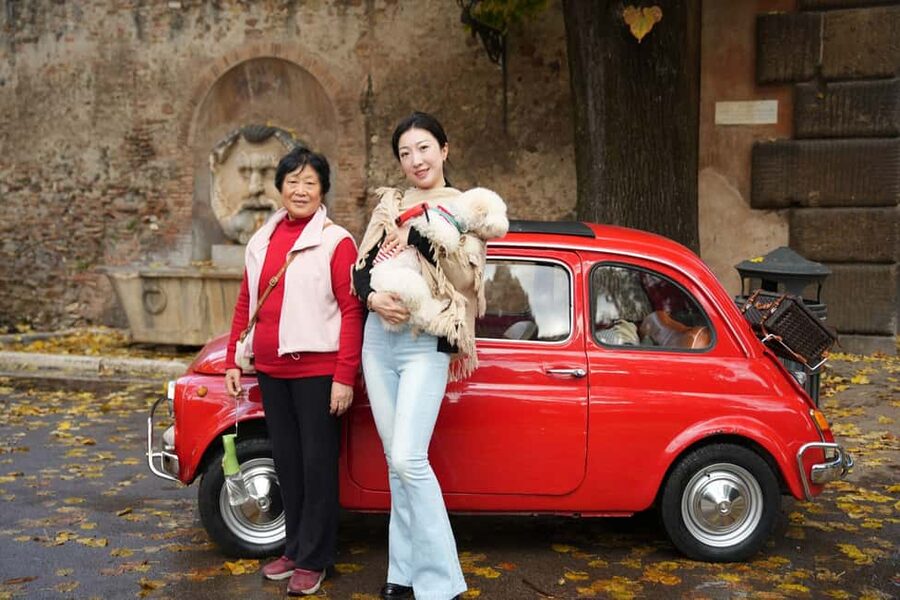 Roma: Photography service and Fiat500 & Aperol Spritz - Orange Garden gives you Rome from above