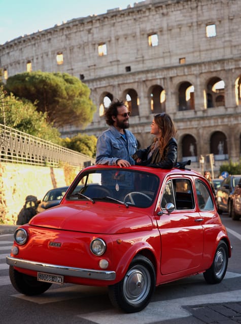 Roma: Photography service and Fiat500 & Aperol Spritz - Trastevere adds a taste of neighborhood Rome