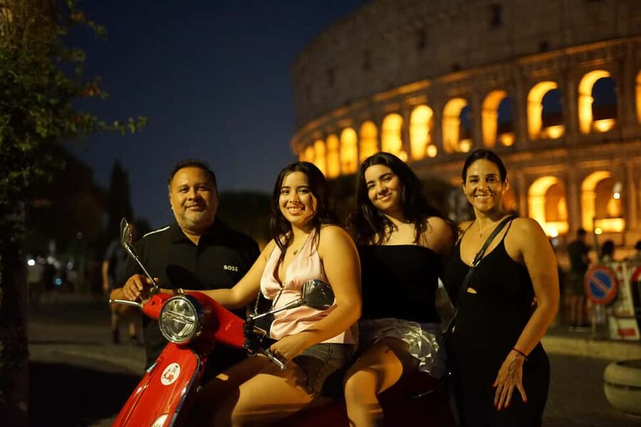 Rome: City Highlights Nighttime Vespa Photoshoot Jouney - Why Rome works so well after dark