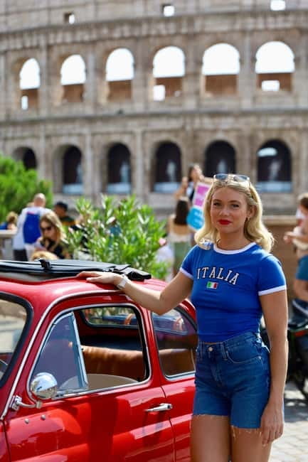 Rome: Fiat 500 Vintage Photo Tour - Key points at a glance