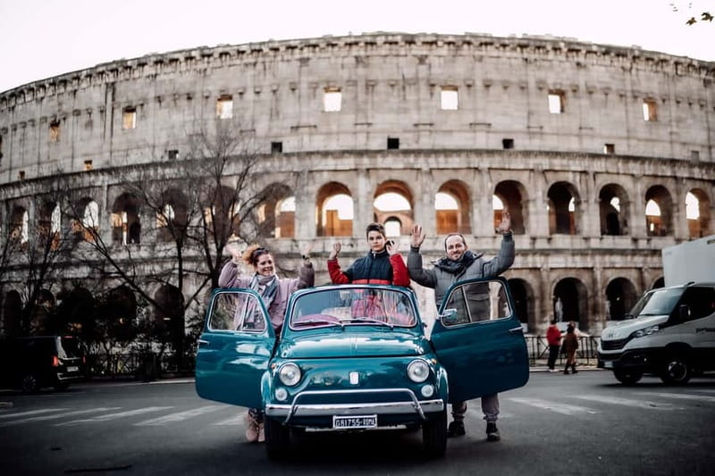 Rome: Fiat 500 Vintage Photo Tour - Practical limits to consider before booking