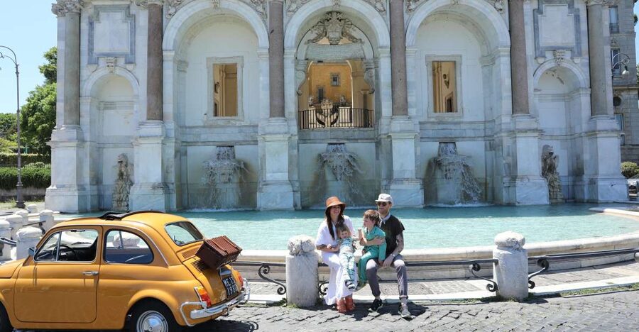 Rome: Fiat Cinquecento Vintage Photography Service - Orange Garden: quiet views across the city