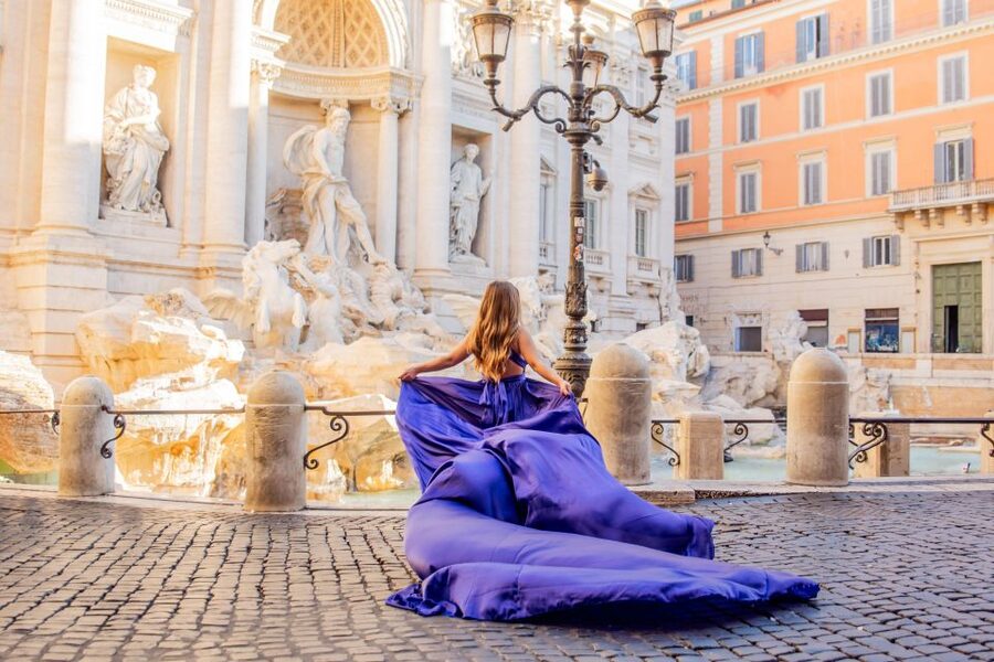 Rome: Flying Dress Photoshoot at Trevi Fountain - Is $339.86 good value for 45 minutes?