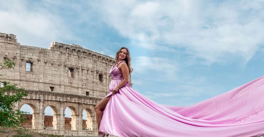 Rome: Flying Dress Professional Photoshoot - Who Will Enjoy This Most