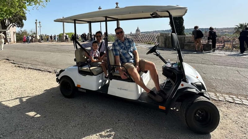 Rome: Golf Cart Tour with Professional Photoshoot - Why a golf cart works well in Rome