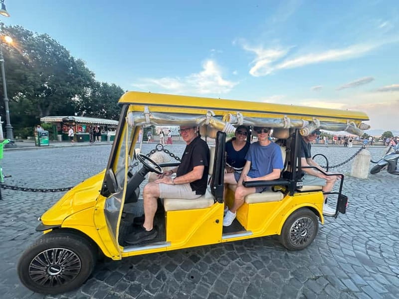 Rome: Golf Cart Tour with Professional Photoshoot - Fontana dell’Acqua Paola is a strong photo setting