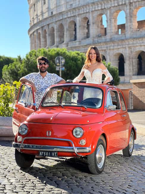 Rome in Style: Fiat Cinquecento Colosseum Photoshoot - The photographer makes the difference