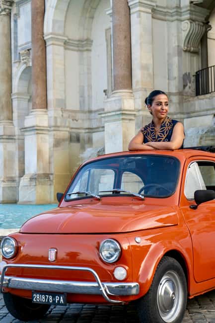 Rome in Style: Fiat Cinquecento Colosseum Photoshoot - Meeting near the Colosseum