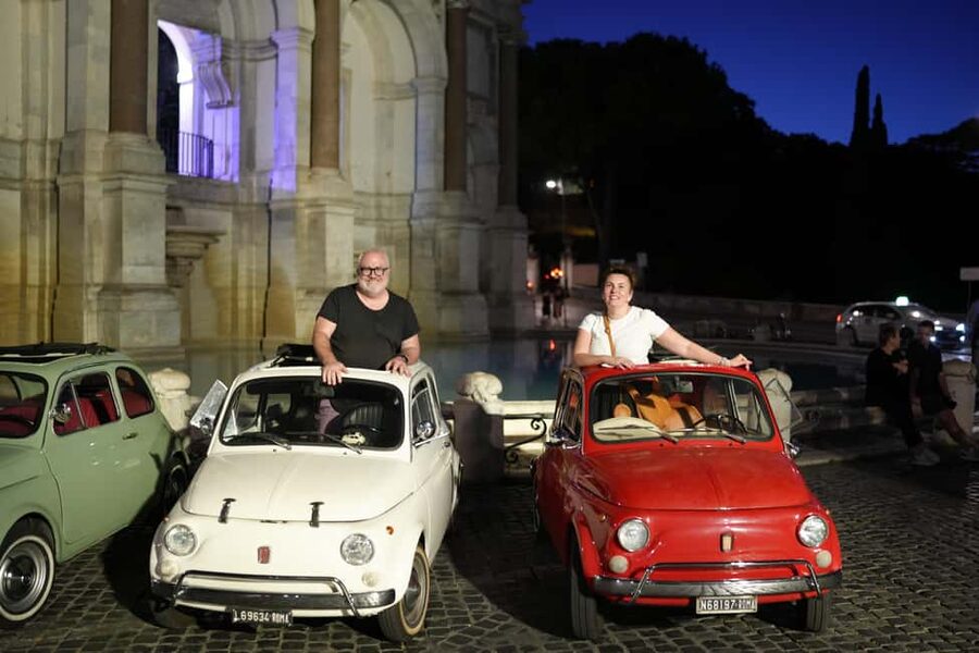 Rome: Night Photo Session in a Fiat 500 with Aperol Spritz - What the driver-guide adds