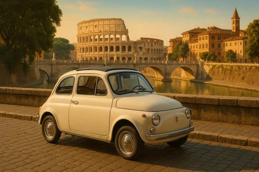 Rome: Photography service with Vintage Fiat 500 Tour - What you receive after the ride