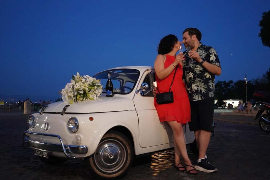 Rome: Photography service with Vintage Fiat 500 Tour - Passing the Circus Maximus