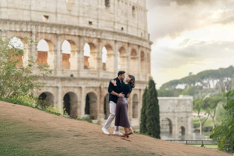 Rome: Private Colosseum Photoshoot with Optional Viewpoints - The 90-minute route follows the Roman Forum views