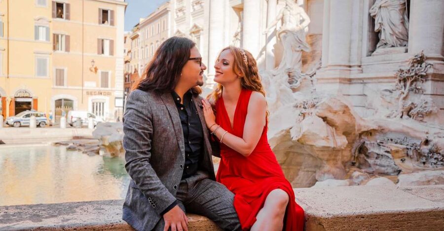 Rome: Private Photoshoot at the Trevi Fountain - At Trevi Fountain, the camera does the sightseeing