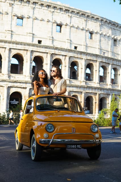 Rome Pro Photoshoot Service with Free Transport by Fiat 500 - Key points to know before booking