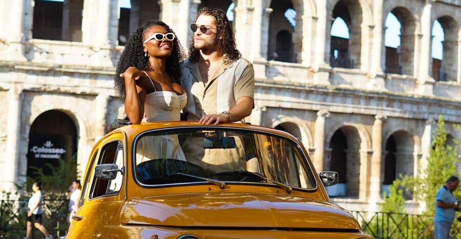 Rome Pro Photoshoot Service with Free Transport by Fiat 500 - Why a Fiat 500 works so well in Rome