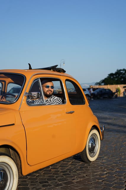 Rome Pro Photoshoot Service with Free Transport by Fiat 500 - Orange Garden offers one of the best views