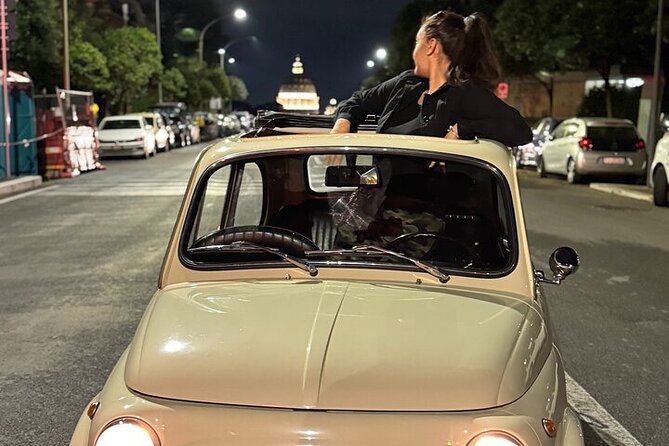 Rome: Retro Fiat 500 car tour with Pro-Photographer - A local guide, languages, and group size