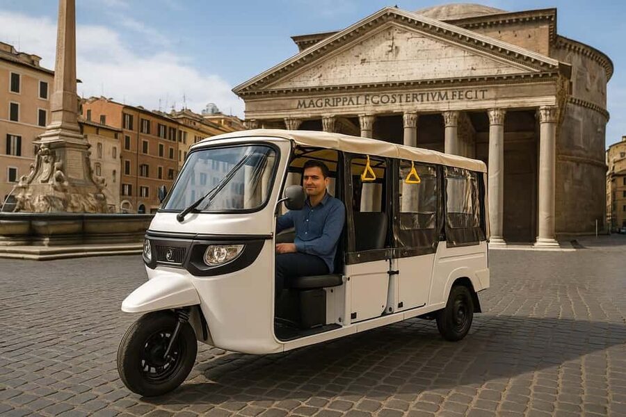 Rome: Timeless Electric Tuk-Tuk Photography Service - Starting at Piazza di San Pantaleo