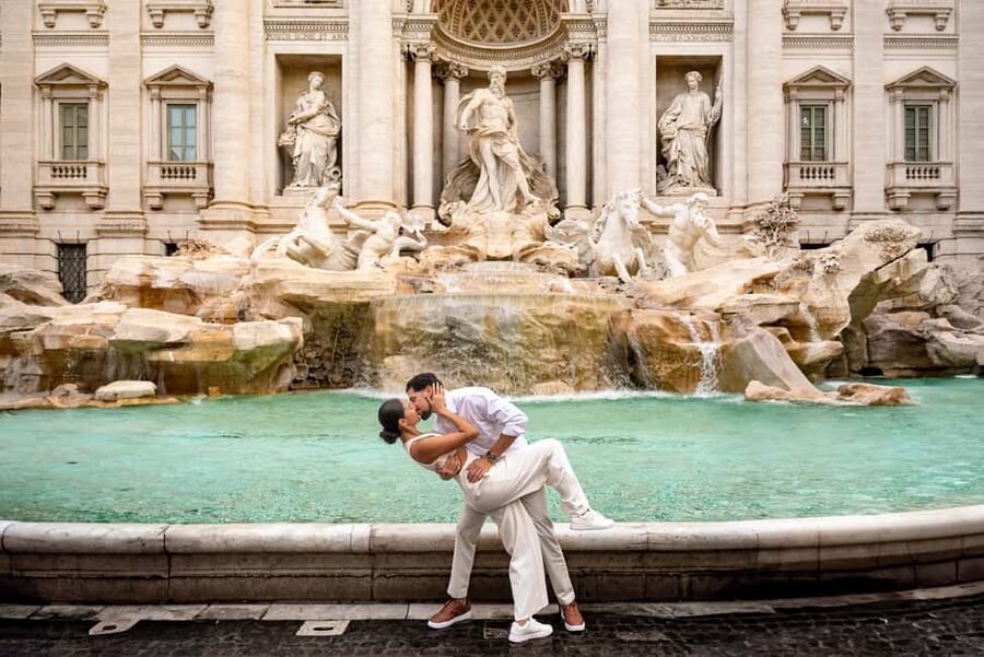 Rome: Trevi Fountain Photoshoot – Private & Personalized - What you receive after the session