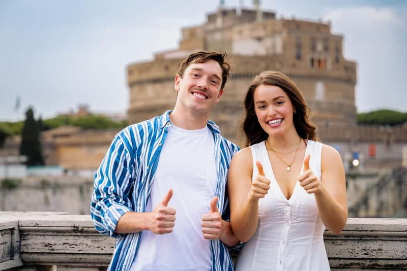 Rome: Vatican and Castel Sant'Angelo Private Photoshoot - The optional cinematic video reel