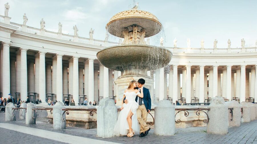 Rome: Vatican, St Peter’s Sq & Castel Sant’Angelo PhotoShoot - St. Peter’s Basilica from the outside
