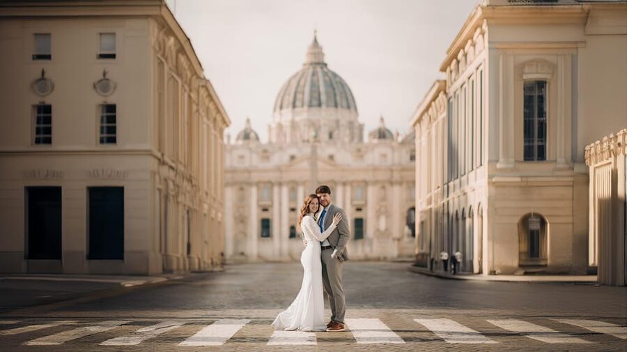 Rome: Vatican, St Peter’s Sq & Castel Sant’Angelo PhotoShoot - Castel Sant’Angelo brings a different mood