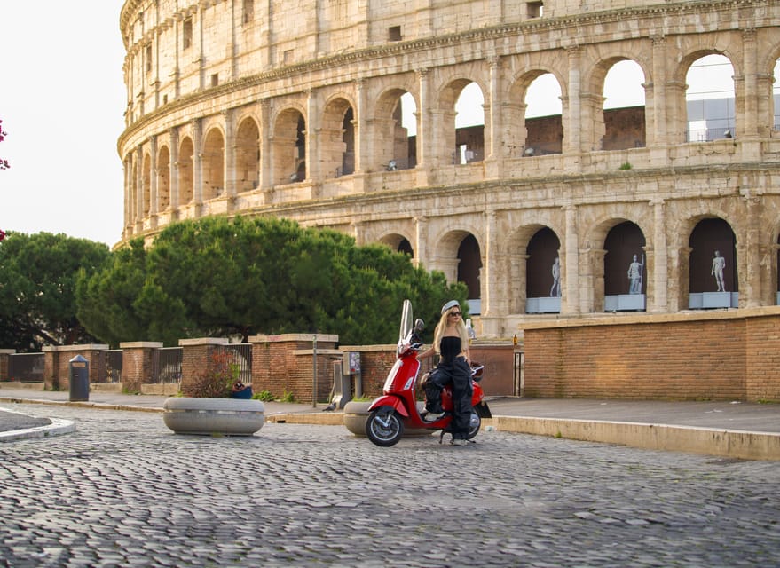 Rome: Vespa City Tour with Professional Photoshoot - Giardino degli Aranci, Rome’s scenic opening stop
