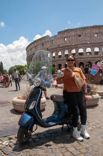 Rome Vespa: Photos, City Highlights, Sightseeing by Vespa - The Colosseum gives the ride its Roman opening