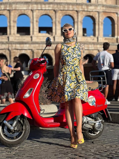 Rome: Vespa Tour & Professional Photoshoot - The Orange Garden and its quiet view