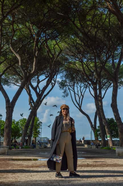 Rome: Vespa tour “When in Rome” with Dessert and Photography - Sunset from Gianicolo Hill