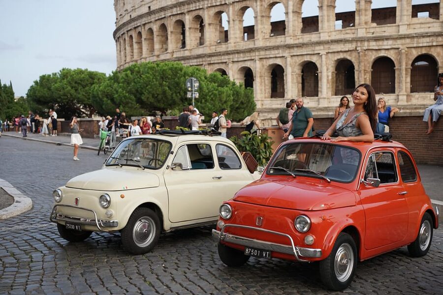 Rome: Vintage Car Tour with Professional Photographer - Sunset timing can change the feel of the ride