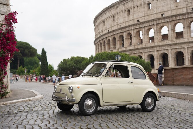 Rome Vintage Fiat 500 car Tour With Photographer - Is 50 photos a good value at $67.12?