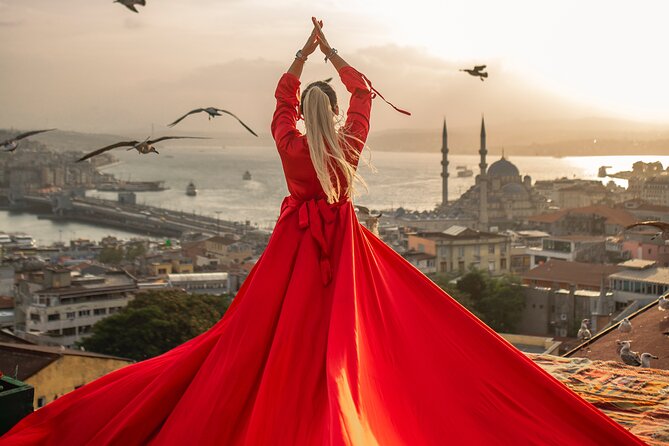 Rooftop Flying Dress Photo Shoot in Istanbul - Timing, transport, and the private format