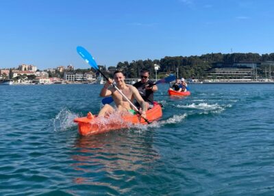 Rovinj:BUBA KAYAK TOURS:snorkeling,jumping,FREEdrinks&photos
