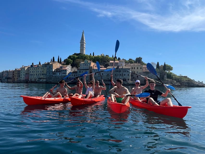 Rovinj:BUBA KAYAK TOURS:snorkeling,jumping,FREEdrinks&photos - St. Catherine Island brings the swimming break