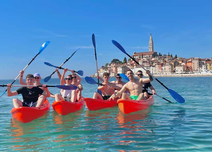 Rovinj:BUBA KAYAK TOURS:snorkeling,jumping,FREEdrinks&photos - Cliff jumping from 1 to 10 meters