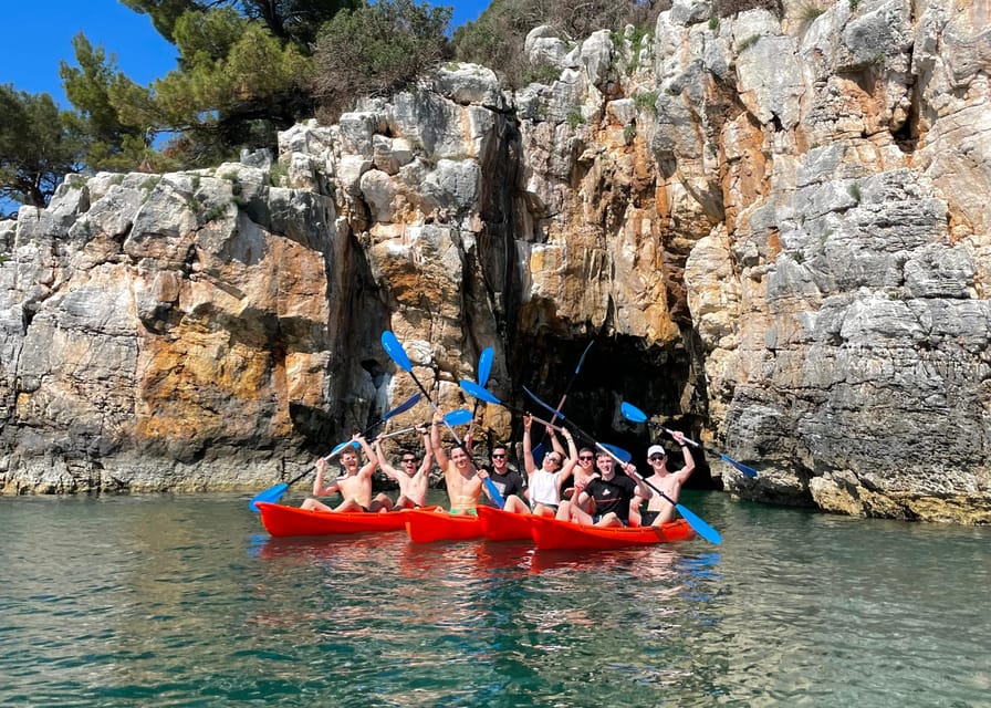 Rovinj:BUBA KAYAK TOURS:snorkeling,jumping,FREEdrinks&photos - Booking details that matter