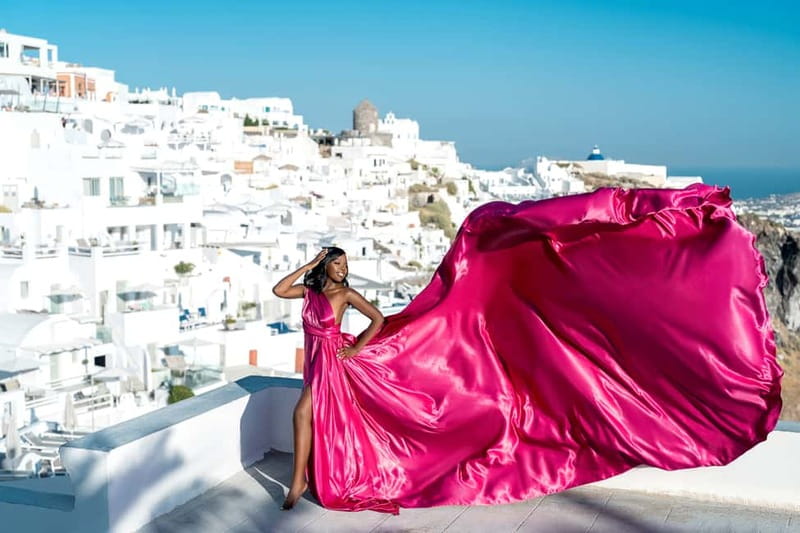 Santorini: Flying Dress Photo © Photoshoot "Express Package" - Is $452 a fair price?